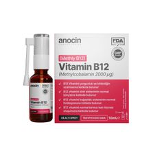 Anocin Vitamin B12 Methylcobalamin 2000 mcg 10 ml Sprey