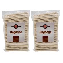 ANS 2x160'lı Köpek Beyaz Burgu Çubuk Ödül ve Çiğneme Kemiği