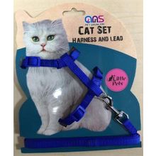 ANS Mavi Lüks Gato Kedi Göğüs Takım Tasması