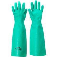 Ansell 37-185 Alphatec Solvex Yeşil Kimyasal Dirençli Uzun İş Eldiveni