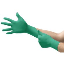 Ansell 92-500 Touchntuff Yeşil Pudralı Tek Kullanımlık Antistatik Nitril Eldiven
