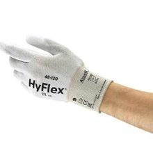 Ansell Hyflex 48-130 Beyaz Gri Esd Mekanik ve Çok Amaçlı Koruma İş Eldiveni