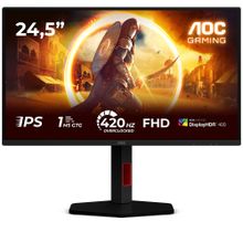 AOC 25G4KUR 24.5 inç 420Hz 0.3ms Pivot IPS Oyuncu Monitörü