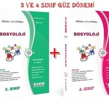 Aöf Sosyoloji 3 ve 4 Sınıf Güz 5 ve 7 Dönem Konu Anlatımlı Soru Bankası