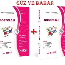 Aöf Sosyoloji 4 Sınıf Güz ve Bahar 7 ve 8 Dönem Konu Anlatımlı Soru Bankası