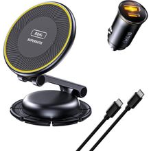Aohi Superauto 65W Araç İçi Şarjı + 15W Şarj Aleti Katlanır Telefon Tutucu