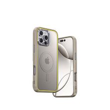 Aohi The Future Iphone 16 Pro Gri Magsafe Uyumlu Desert Titanium Telefon Kılıfı