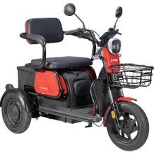 Apec APM2 Kırmızı Metalik Üç Tekerlekli Elektrikli Moped