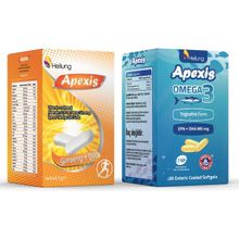 Apexis Omega-3 30 Kapsül Balık Yağı + Vitamin Mineral Koenzim Q10 Panax Ginseng 30 Kapsül