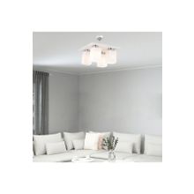 Apliqa 3337-04-WH Atlas 4 Lü Beyaz Kare Avize