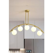 Apliqa 3472-05-FG Fralde 5 Li Gold Boyalı Salon Avize