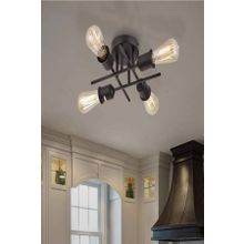 Apliqa 3491-04-BL Glam 4'lü Plafonyer Avize