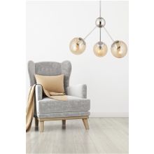 Apliqa 3546-03-CH Meyo 3'lü Krom Avize