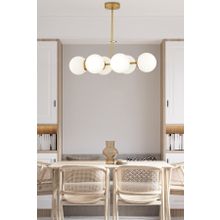 Apliqa 3582-06-FR Lema 6lı Eskitme Salon Avize