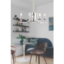 Apliqa 3694-04-CH Erza 4lü Krom Modern Salon Avize