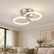 Apliqa Honos 2'li Krom 32 Watt Plafonyer Led Avize