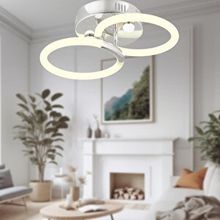 Apliqa Honos 2'li Krom 32 Watt Plafonyer Led Avize