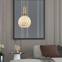 Apliqa Lorento 7 li Gold Yuvarlak Avize
