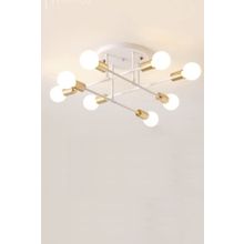 Apliqa Octopus 6'lı Beyaz Modern Avize