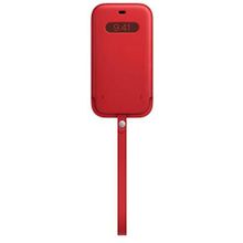 Apple İphone 12 Pro Max İçin Product Red Magsafe Özellikli Deri Kılıf