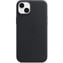 Apple iPhone 14 Plus Leather Magsafe Mıdnight Telefon Kılıfı