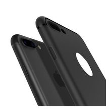 Apple İphone 7 Tıpalı Siyah Silikon Kılıf