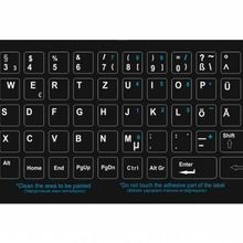 Apple Siyah Q Türkçe Klavye Sticker