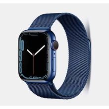 Apple Watch 7 45mm KRD-01 Metal Kordon Dayanıklı Tel Örgü Tasarım