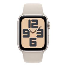 Apple Watch SE 2023 40 mm Yıldız Işığı Alüminyum Kasa Spor Kordon Akıllı Saat Teşhir- Outlet