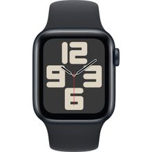 Apple Watch SE 2023 44 mm Gece Yarısı Alüminyum Kasa Spor Kordon Akıllı Saat Teşhir- Outlet
