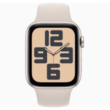 Apple Watch SE 2023 44 mm Gps + Cellular Yıldız Işığı Alüminyum Kasa Spor Kordon Akıllı Saat