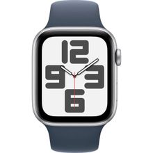 Apple Watch SE 2023 44 mm Gümüş Alüminyum Kasa Spor Kordon Akıllı Saat Teşhir- Outlet