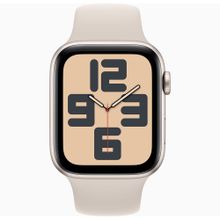 Apple Watch SE 2023 44 mm Yıldız Işığı Alüminyum Kasa Spor Kordon Akıllı Saat