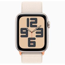 Apple Watch SE 2023 44 mm Yıldız Işığı Alüminyum Kasa Spor Loop Akıllı Saat