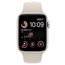 Apple Watch SE GPS 44 mm Alüminyum Kasa Spor Kordon Yıldız Işığı Akıllı Saat Teşhir- Outlet