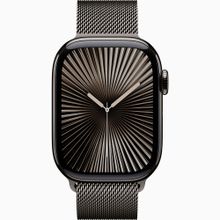 Apple Watch Series 10 GPS + Cellular 42 mm Arduvaz Titanyum Kasa Milano Loop Akıllı Saat