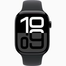 Apple Watch Series 10 GPS+Cellular Alüminyum Kasa 46 mm Simsiyah Spor Kordon Akıllı Saat