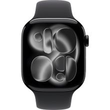 Apple Watch Series 11 GPS 42 mm Alüminyum Kasa Simsiyah Spor Kordon Akıllı Saat