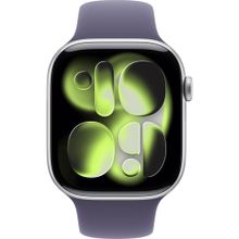Apple Watch Series 11 GPS 46 mm Alüminyum Kasa Gümüş Spor Kordon Akıllı Saat