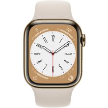 Apple Watch Series 8 GPS + Cellular 41 mm Paslanmaz Çelik Kasa Akıllı Saat