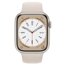 Apple Watch Series 8 GPS + Cellular 45 mm Yıldız Işığı Alüminyum Kasa Akıllı Saat Teşhir- Outlet
