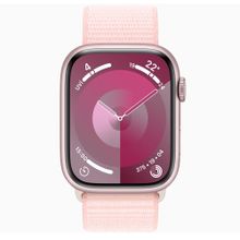 Apple Watch Series 9 45 mm Gps + Cellular Pembe Alüminyum Kasa Spor Loop Akıllı Saat