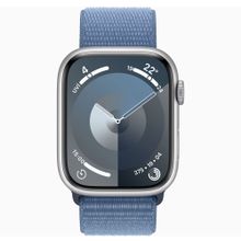 Apple Watch Series 9 45 mm Gümüş Alüminyum Kasa Spor Loop Akıllı Saat