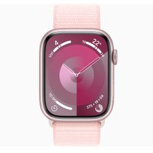 Apple Watch Series 9 45 mm Pembe Alüminyum Kasa Spor Loop Akıllı Saat