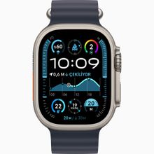 Apple Watch Ultra 2 GPS + Cellular 49 mm Titanyum Kasa Ocean Kordon Akıllı Saat