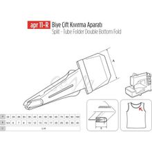 Apr Apere Apr 11-R 60 mmx20 mm Biye Çift Kıvırma Aparatı