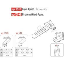 Apr Apere Apr 121-KB 40 mmx17 mm Bindirmeli Köprü Aparatı