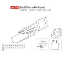 Apr Apere Apr 13-R 30 mmx8 mm Biye Çift Kıvırma Klorat (Etek) Aparatı