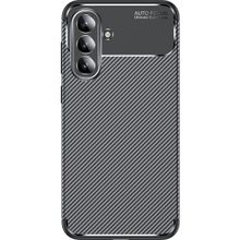 Apsuwa Samsung Galaxy A57 Negro Karbon Desen Silikon Siyah Kılıf
