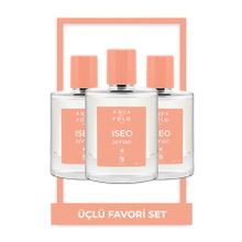Aqua Di Polo STCC011003 Iseo Sense 50 ml EDP Kadın Parfüm 3'lü Hediye Seti